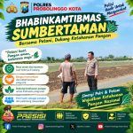 Polisi Sambangi Petani di Sumbertaman Probolinggo, Bahas Ketahanan Pangan