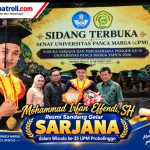 Putra Ketua F Wamipro M. Suhri, Mohammad Irfan Effendi, SH, Resmi Diwisuda pada Periode ke-35 UPM Probolinggo