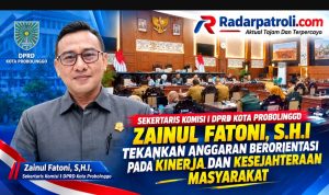 Sekertaris Komisi I DPRD Kota Probolinggo Zainul Fatoni Tekankan Efektivitas Anggaran Kelurahan Dalam Pembahasan APBD 2027