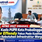 Bahas APBD 2027, Kadis PUPR Kota Probolinggo Gofur Effendy Tekankan Tambahan Anggaran Jalan dan Irigasi