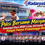 Tongkat Kepemimpinan Polres Probolinggo Kota Berganti, AKBP Lucky Permana Putra Resmi Gantikan AKBP Rico Yumasri
