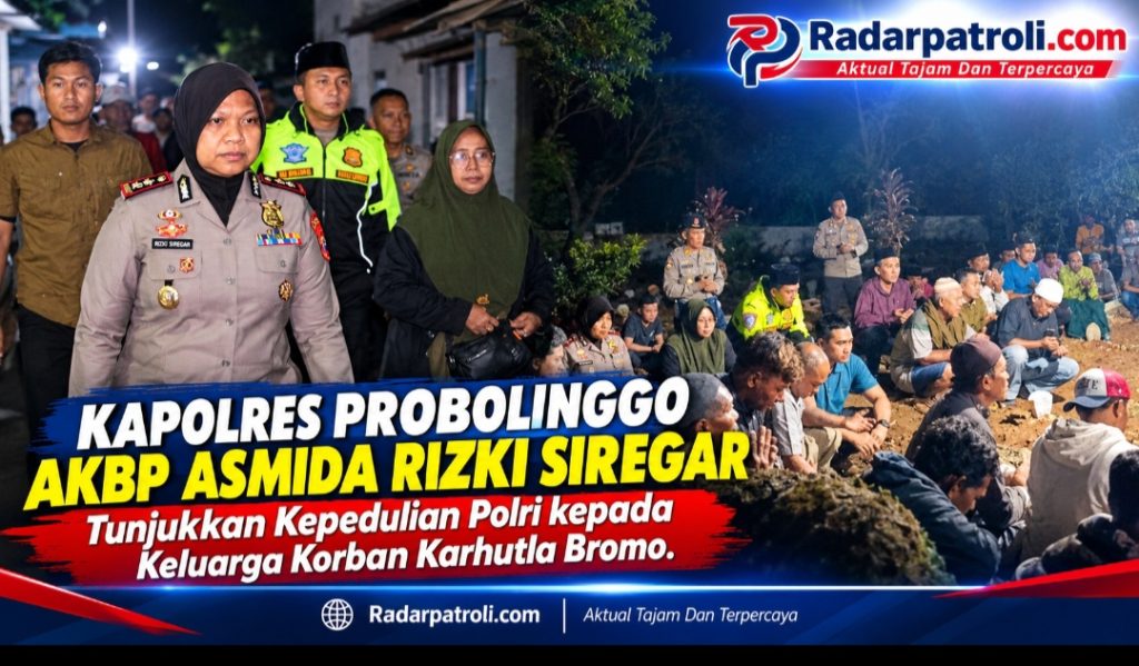 Tak Hanya Evakuasi, Kapolres Probolinggo Dampingi Keluarga Korban Karhutla hingga Pemakaman