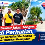 Warga Tongas Apresiasi DPUPR Kabupaten Probolinggo, Pembangunan Jalan Lumbang–Tanjung Rejo Rampung