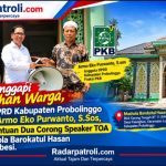 Gerak Cepat Tanggapi Keluhan Warga Lewat WhatsApp, Armo Eko Purwanto Bantu Dua Speaker TOA untuk Mushola Barokatul Hasan Palangbesi