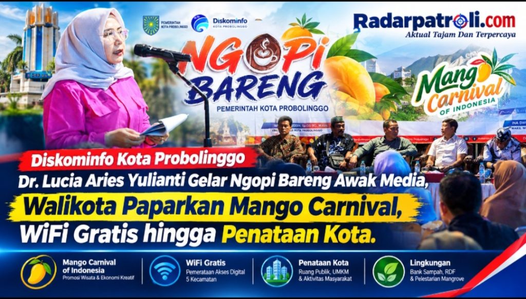 Diskominfo Kota Probolinggo Gelar Ngopi Bareng Awak Media, Bahas Mango Carnival of Indonesia dan Pemerataan WiFi Gratis