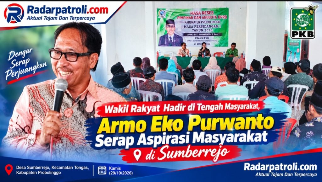 Reses Masa Persidangan I Tahun 2026, Armo Eko Purwanto Tampung Aspirasi Masyarakat Desa Sumberrejo